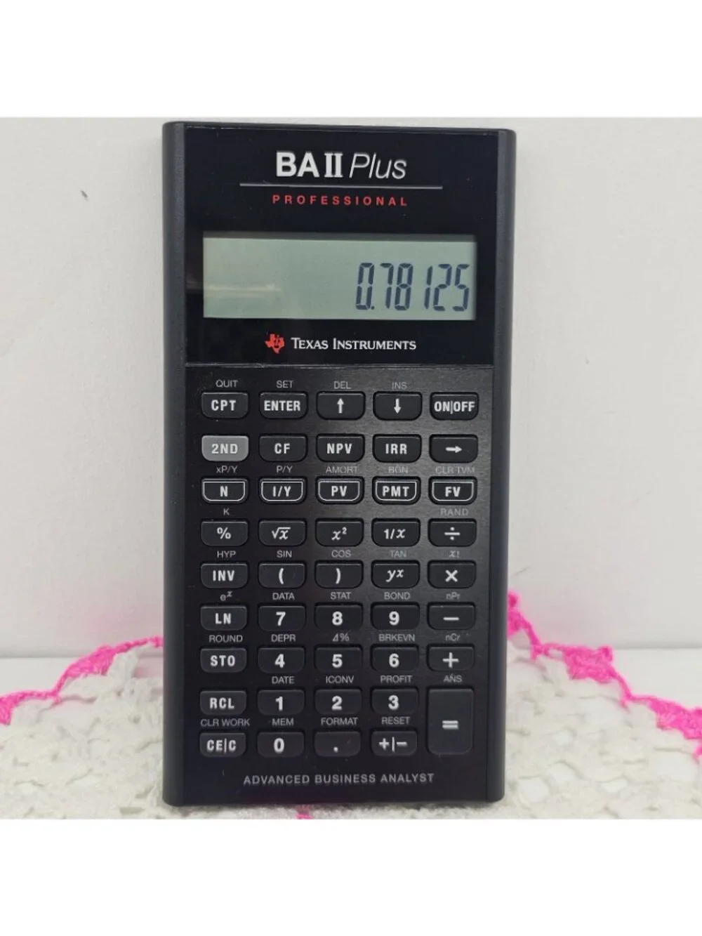 Texas Instruments BA II Plus Advanced Business Analyst Calculator Tested Works - Picture 4 of 9